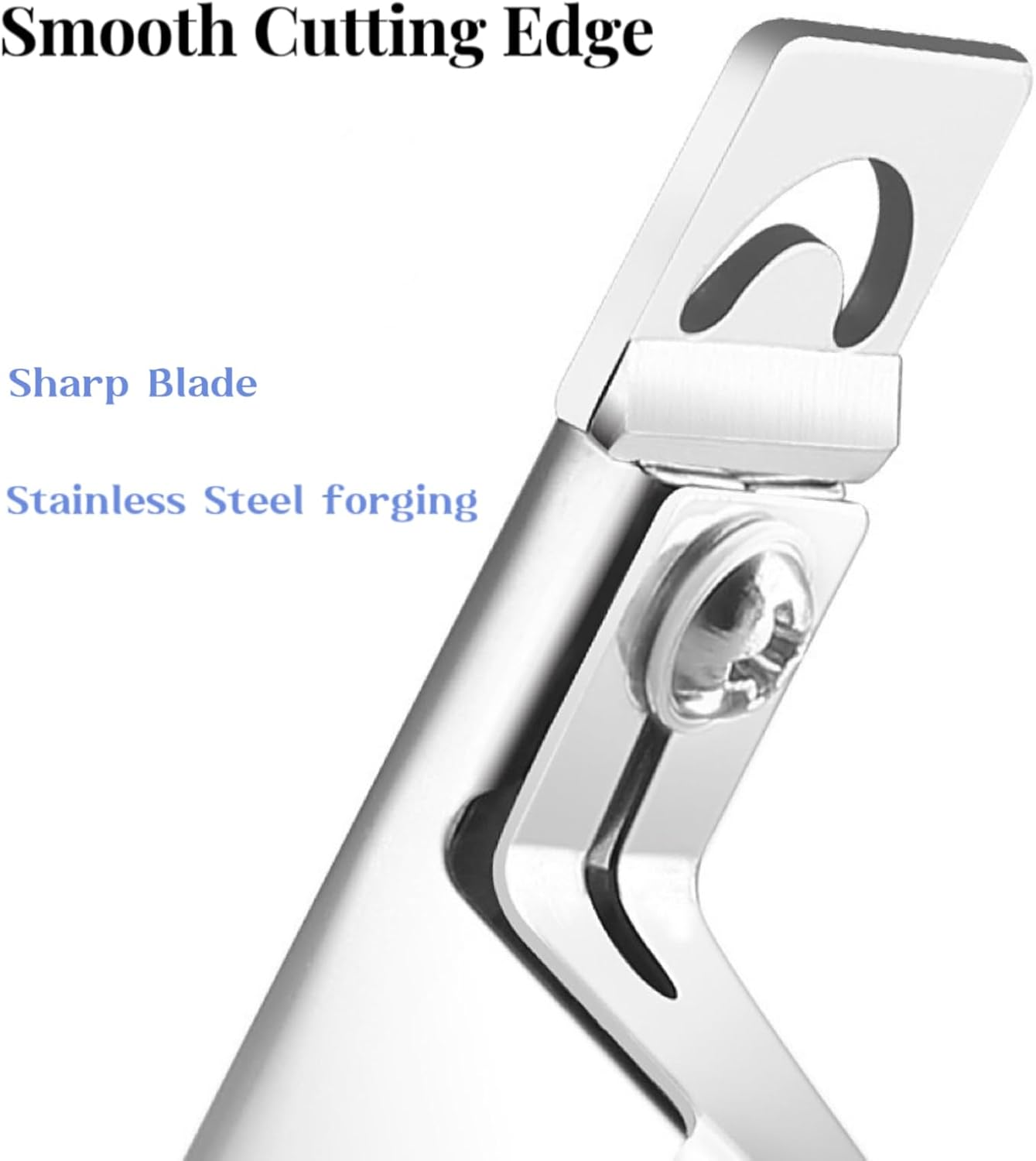 Acrylic False Nail Clipper: Adjustable Fake Nail Stainless Trimmer for Salon Home Nail Art, U-Shaped Acrylic Nail Cutters for Nail Tips (Purple) image number 2