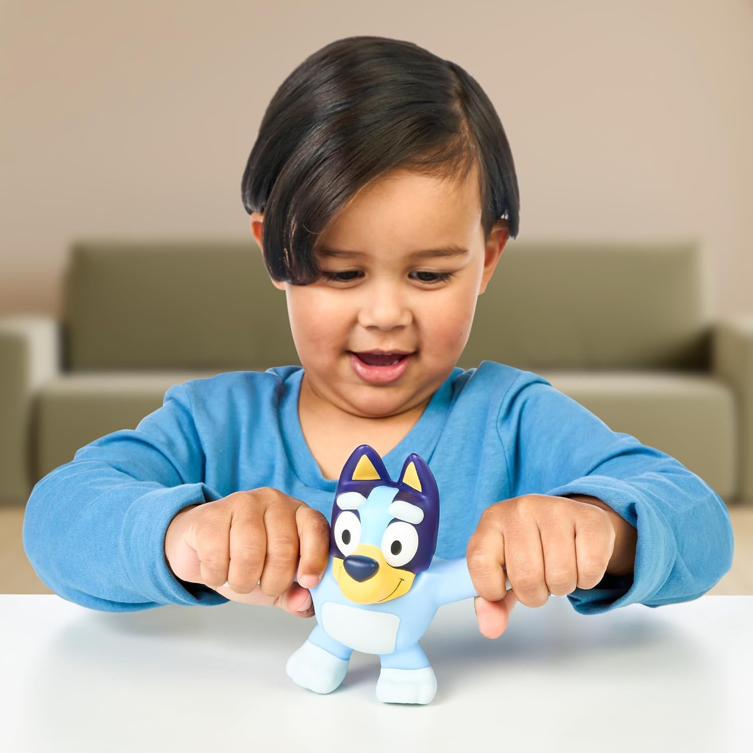 Stretchy Bluey | Super Stretchy Toy Figure of Bluey with Squishy Filling | Stretch Her up to 3 Times Her Size image number 2