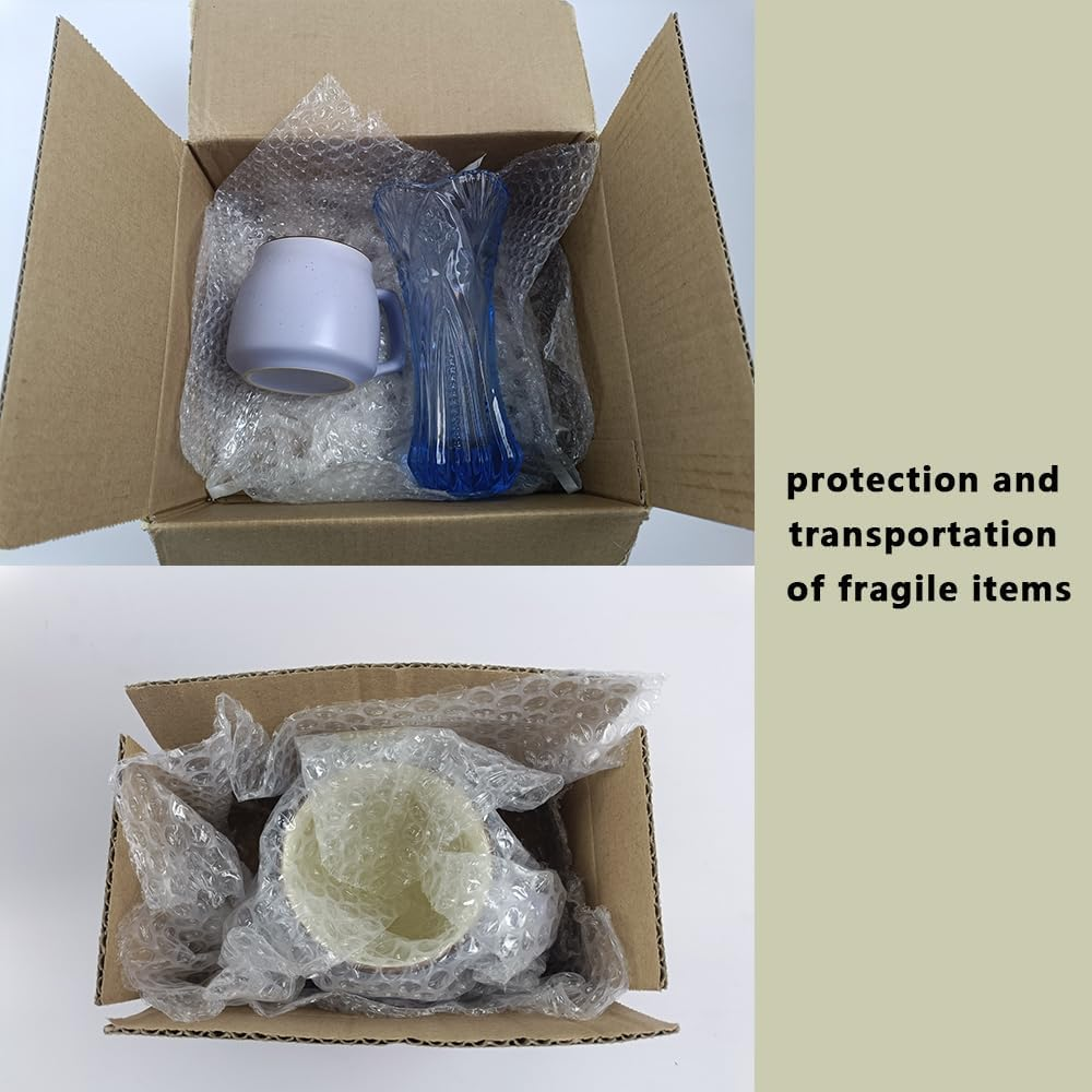 Bubble Cushioning Wrap Roll 12In X 36Ft 2Roll Total 72Ft Bubble Cushion Packing Wrap for Moving & Shipping Heavy Duty Protection for Mailing & Packaging Boxes image number 1