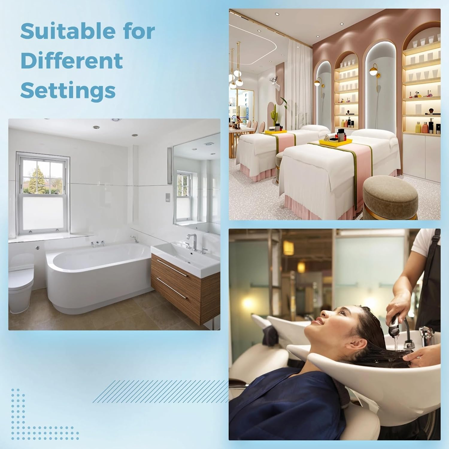 Homaisson Head Spa Waterfall Equipment, Water Circulation Shampoo Bowl Rack & Pillow, Head Spa Attachment for Salon, Shampoo Bed Show Accessories, Ideal for Salon Hair Washing Station image number 1