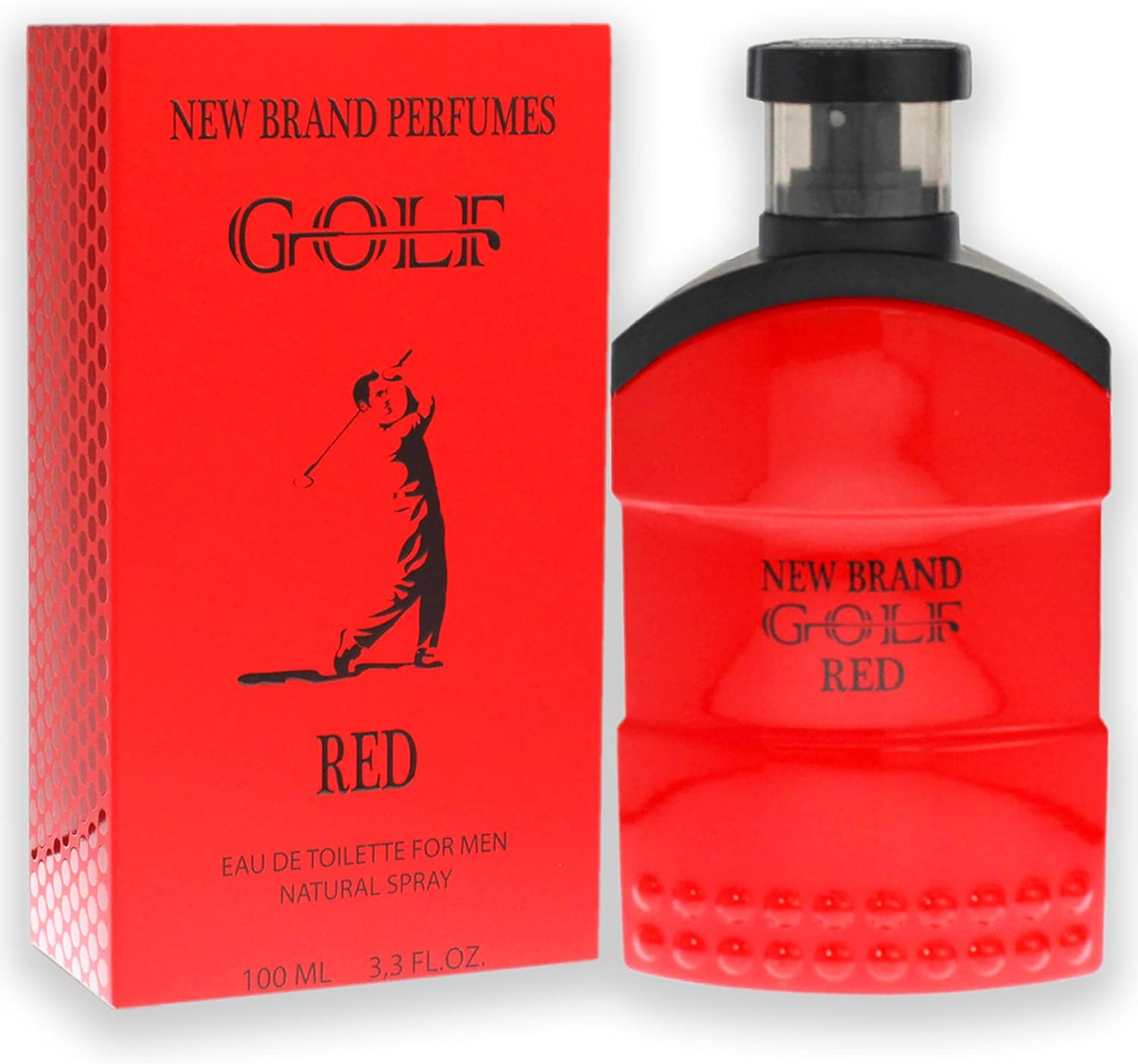 New Brand Golf Red by New Brand for Men - 3.3 Oz EDT Spray, 1 Count image number 3