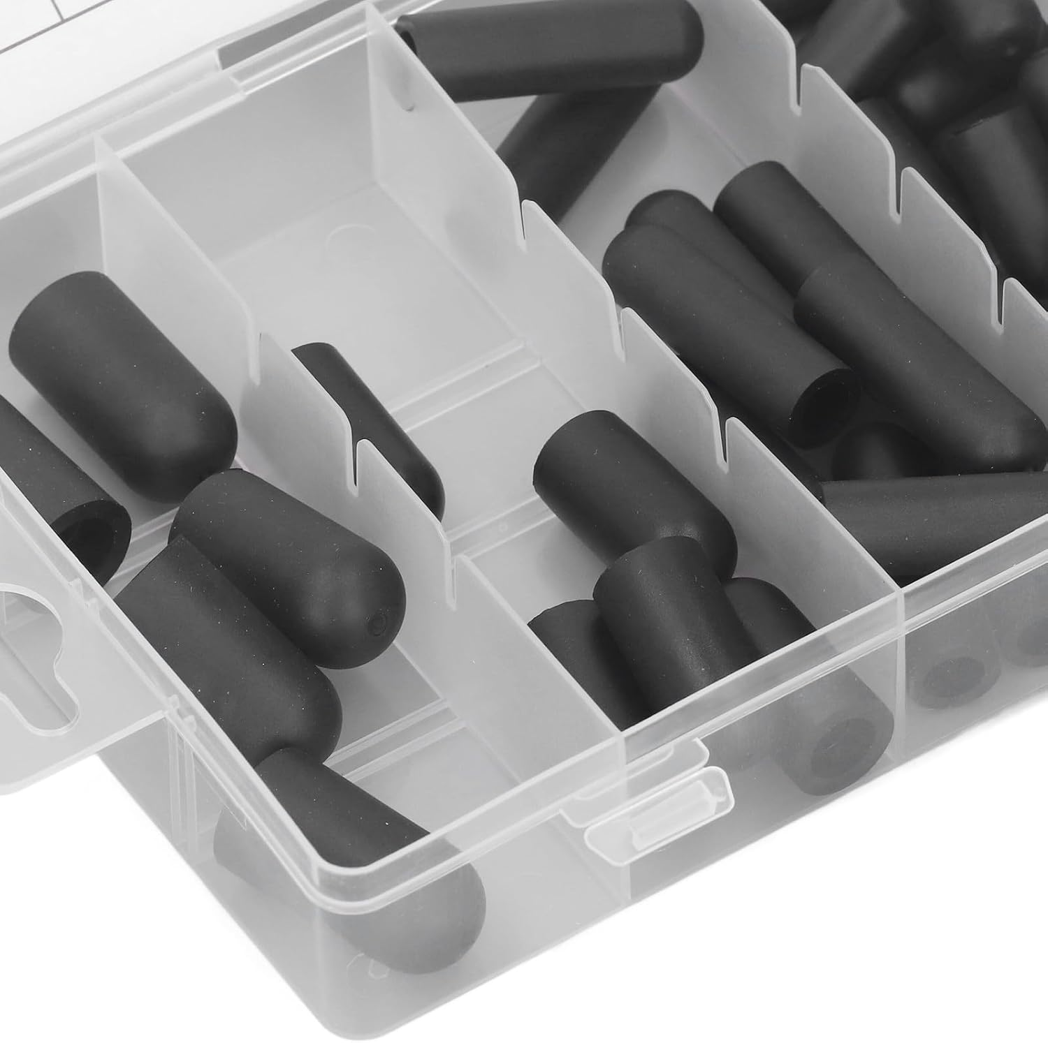 80PCS Rubber Vacuum Hat Plug Assortment Kit, High Temperature Resistant, Leakage Proof, Flexible, Easy Carrying, for Car Carburetor Manifold image number 4