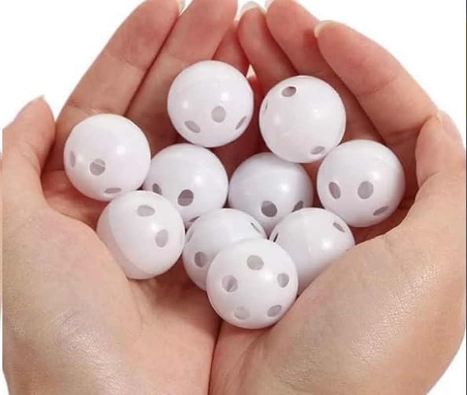 10Pcs White Rattle Balls Inserts Rattle Box Repair Doll Noise Maker Noise Maker Insert Rattle for Animal Puppet, Accessories image number 4