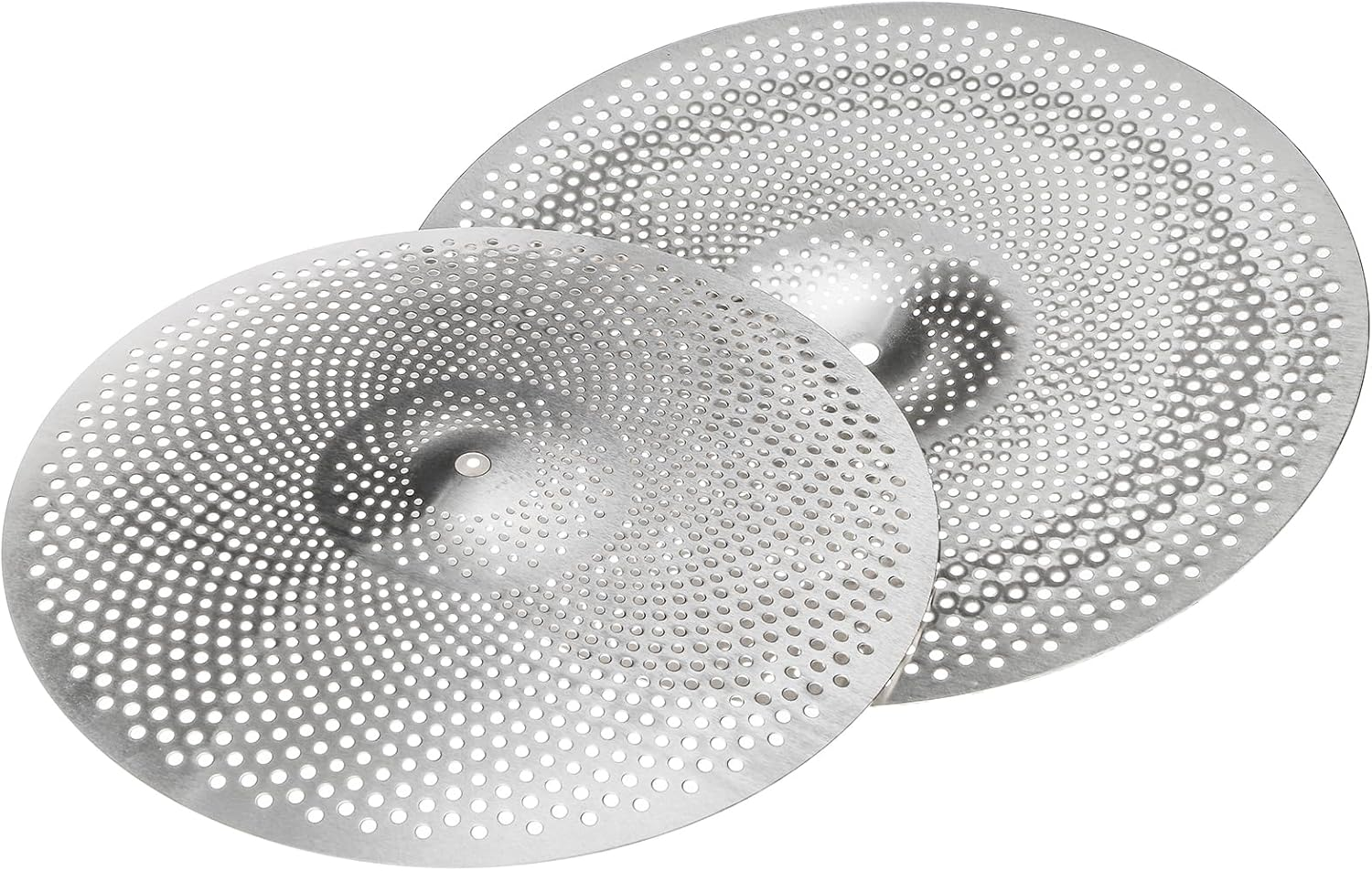 YOUEON 5 Piece Low Volume Cymbal Pack Includes 14"Hi Hat + 16"Crash + 18"Crash + 20"Ride, Durable Stainless Steel, Practice Cymbals for Quiet Drumming Session