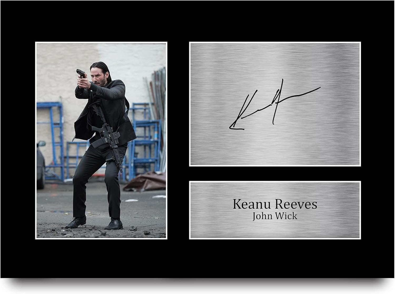 HWC Trading A4 Keanu Reeves John Wick Gifts Printed Signed Autograph Picture for Movie Memorabilia Fans image number 4