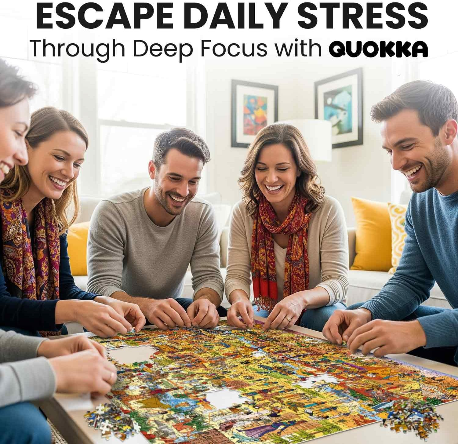 QUOKKA 1000 Piece Jigsaw Puzzle for Adults Mythories Ancient Gods Egyptian &ndash; Premium Box Packaging with Extra Fun Challenges, Perfect for Relaxation, Creativity & Gift Giving image number 6