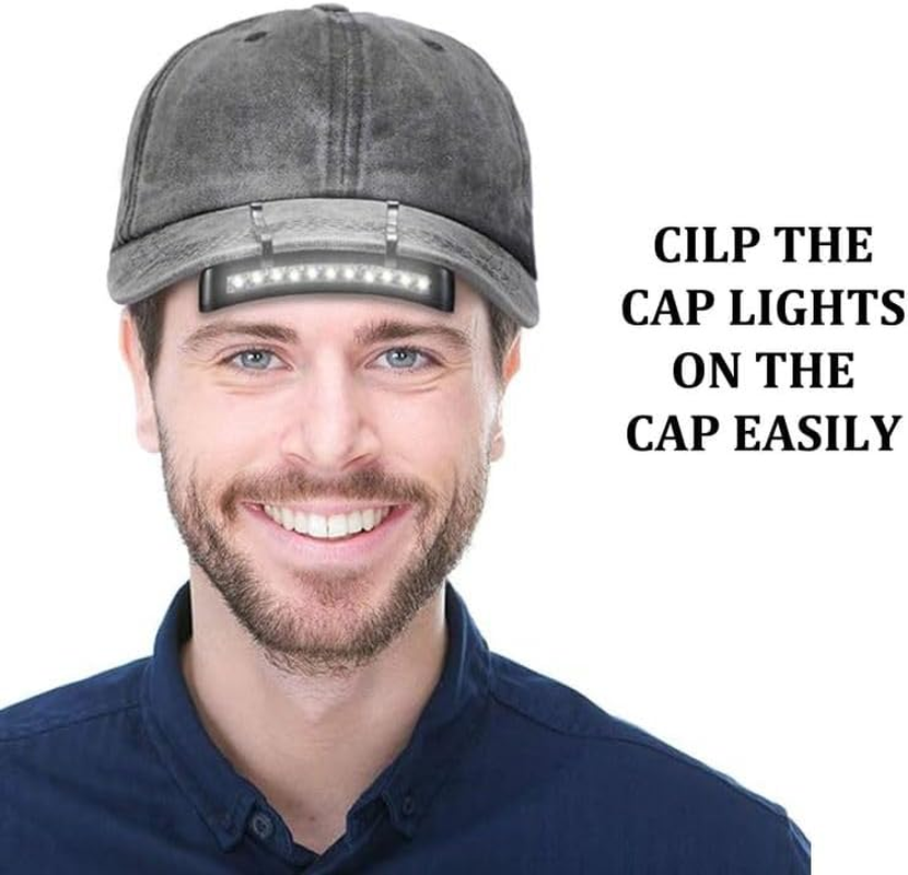 Pocketman 11 LED Clip on Cap Light Hat Light Battery Operated Light for Fishing Camping Running for Cycling Hiking and Other Outdoor Activities (6) image number 2