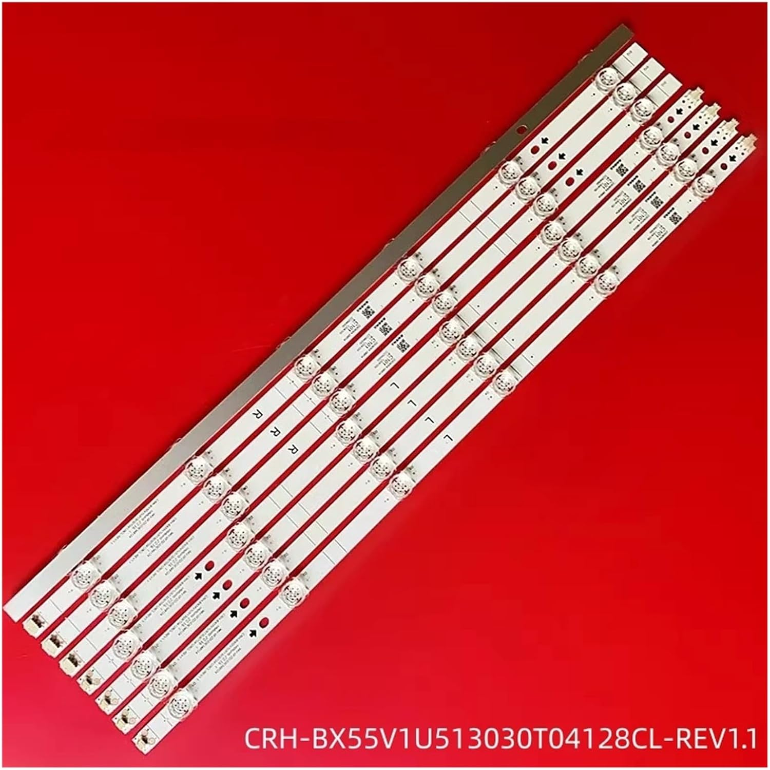 LED Backlight Strips 12LED for D.-Exp U55E9000H H.-ISENSE H55B7100UK H55B7100 H55B7300 H55B7300UK HD550V1U51-T0L4 (Color : 40Pcs for 10 TV) - 40Pcs For 10 Tv image number 2