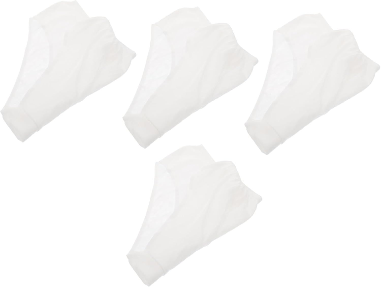 NOLITOY 4Pcs Disposable Postpartum Maternity Panties XXL White Moisture-Absorbing Flexible Women Underwear for Confinement Care and Menstrual Periods Comfortable High Elastic Waist image number 3