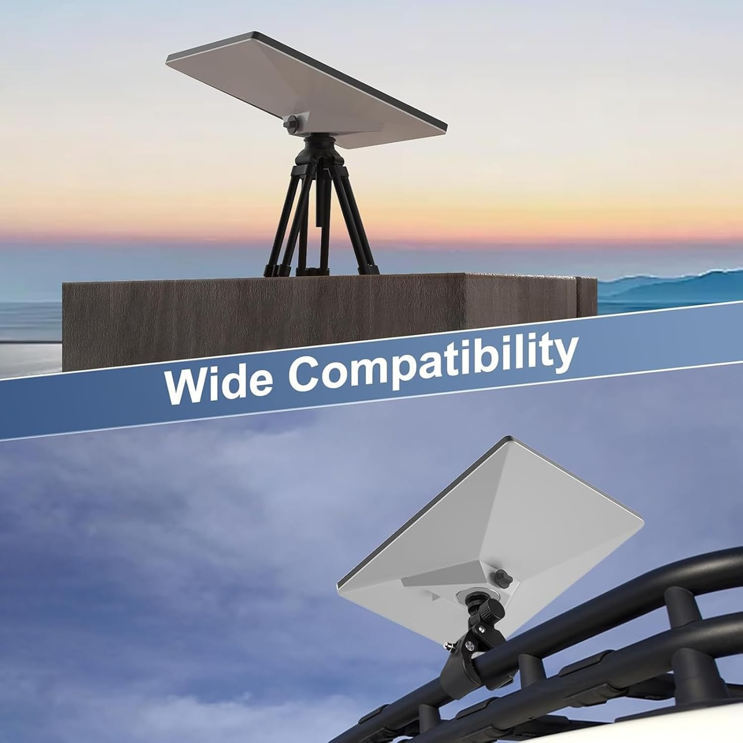 Mini Tripod Adapter - Aluminum Alloy Tripod Mount Adapter for Starlink Mini - 1/4"-20 Threaded - Enables Tripod, Fixing Clamp or Other Bracket Fixing - Use with Pipe Adapter image number 5