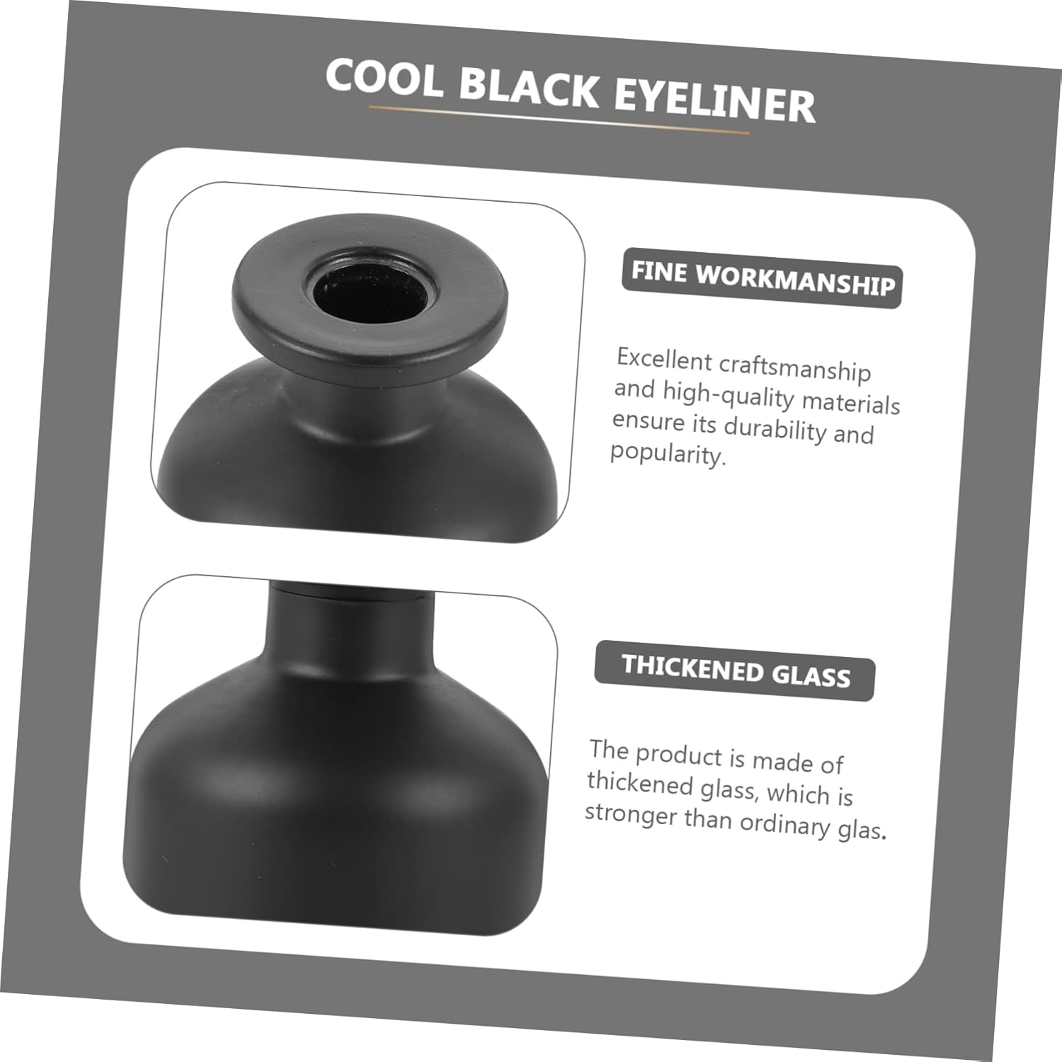 Yardenfun 2Pcs 150Ml Glass Aroma Bottles Matte Black Reed Diffuser Fragrance Release Bottles Home Decor Living Room Aromatherapy image number 1