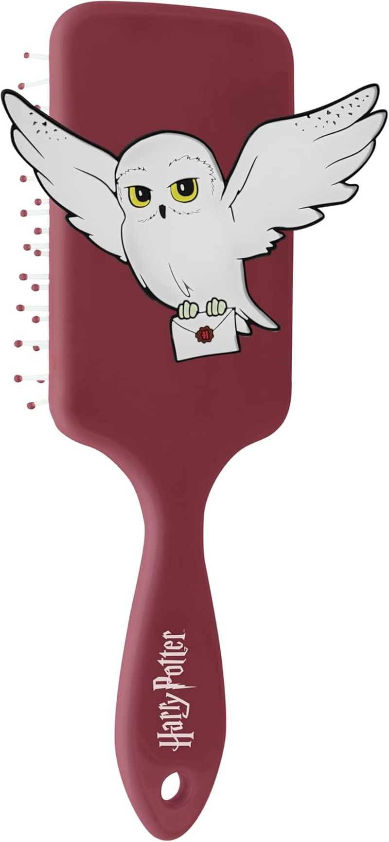 Harry Potter - Pneumatic Hairbrush - Paddle Brush, All Hair Types - Official Hogwarts School Accessory - Edwige image number 2