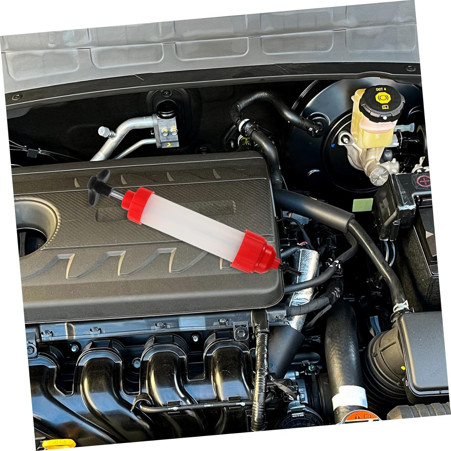 Anneome Automotive Oil Suction Pump Extractor Fluid Extractor for Oil Change Brake Fluid Transfer Pump Car Maintenance Tool