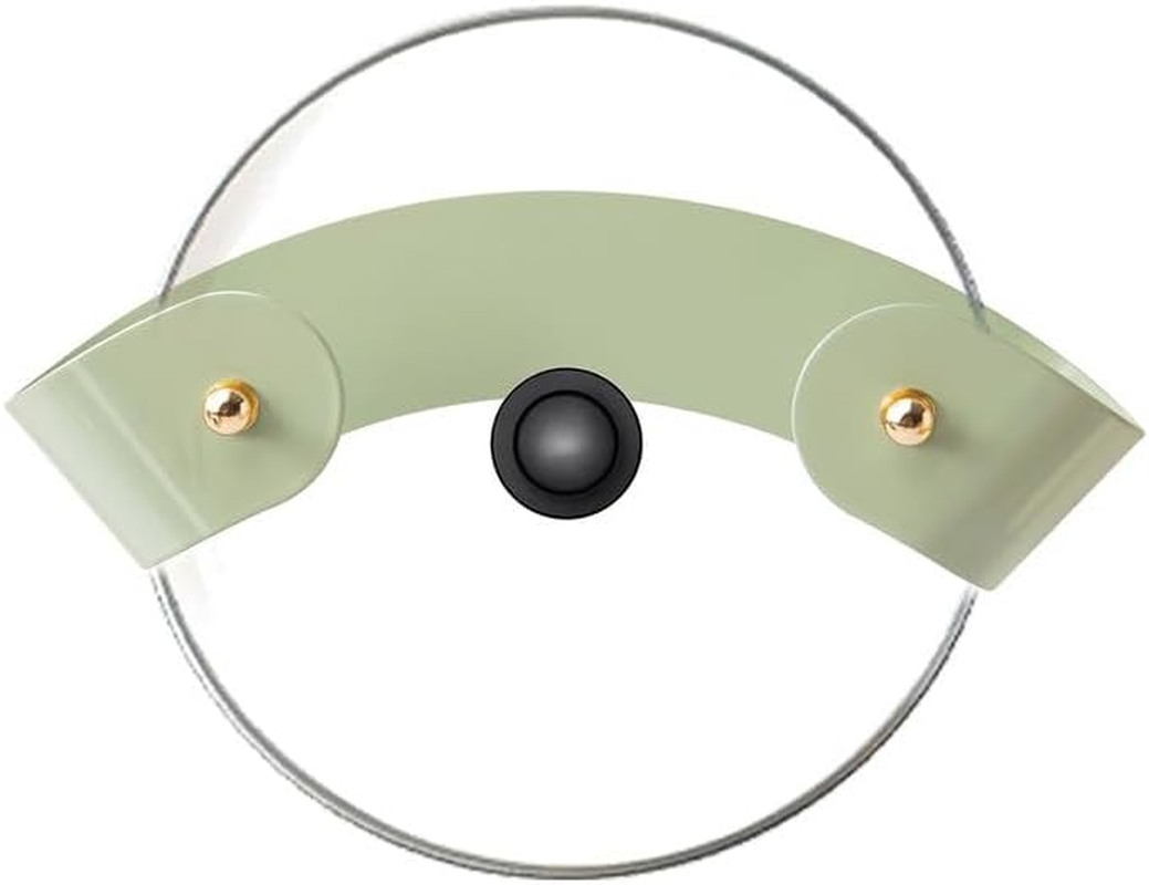 DEARBAG Pot Lid Holder Wall Mounting, Drill-Free Self-Adhesive Lid Holder, Suitable Lid up to 30 Cm, Kitchen Organiser for Pans, Baking Trays, Chopping Boards