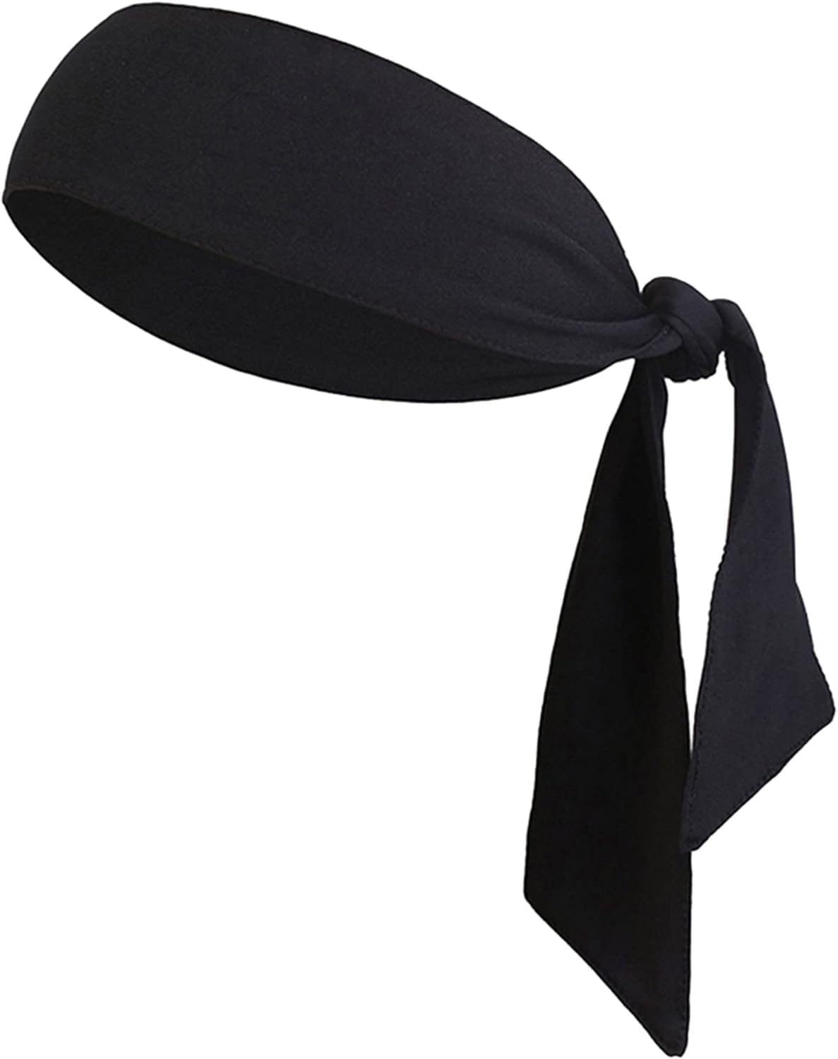 Headbands Tie on Headband for Women Men Running Athletic Hair Head Band Elastic Sports Sweat Basketball Sweatband Yoga Workout Sweatbands Adjustable Non-Slip Moisture Wicking