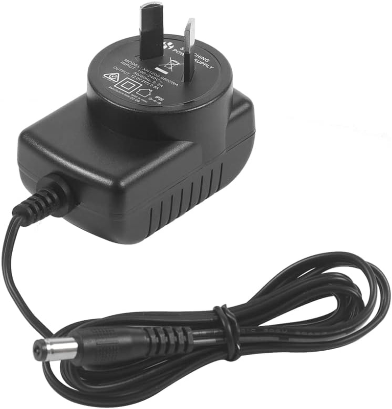 AC to DC 12V 0.5A 500Ma Power Supply Adapter, Plug 5.5Mm X 2.1Mm