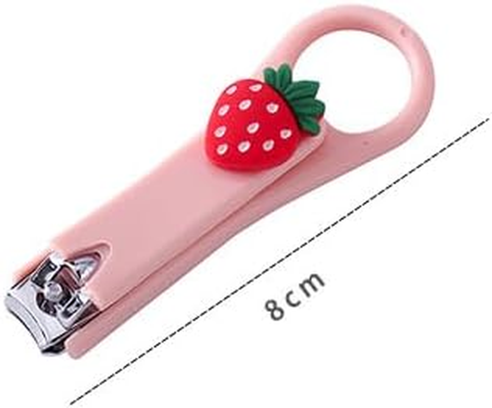 Avocado Cartoon Nail Cutters, Nail Clippers Set Nail Trimmer Fingernail Clippers Stainless Steel Nail Clippers for Women and Men, Fingernail and Toenail Clippers, Nail Tools (3H003) image number 1