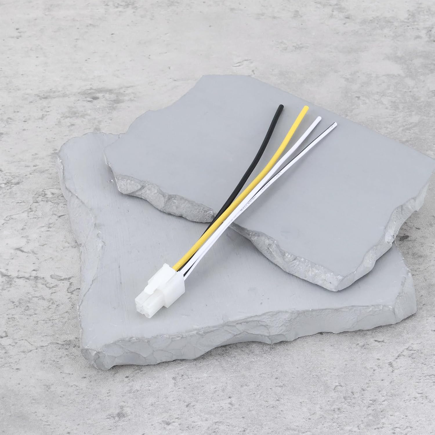 Emsea 2PCS 4Pin Car Amplifier Speaker Wire Harnesses 14Cm Compatible with Alpine Compatible with Diamond Audio Amplifiers image number 4