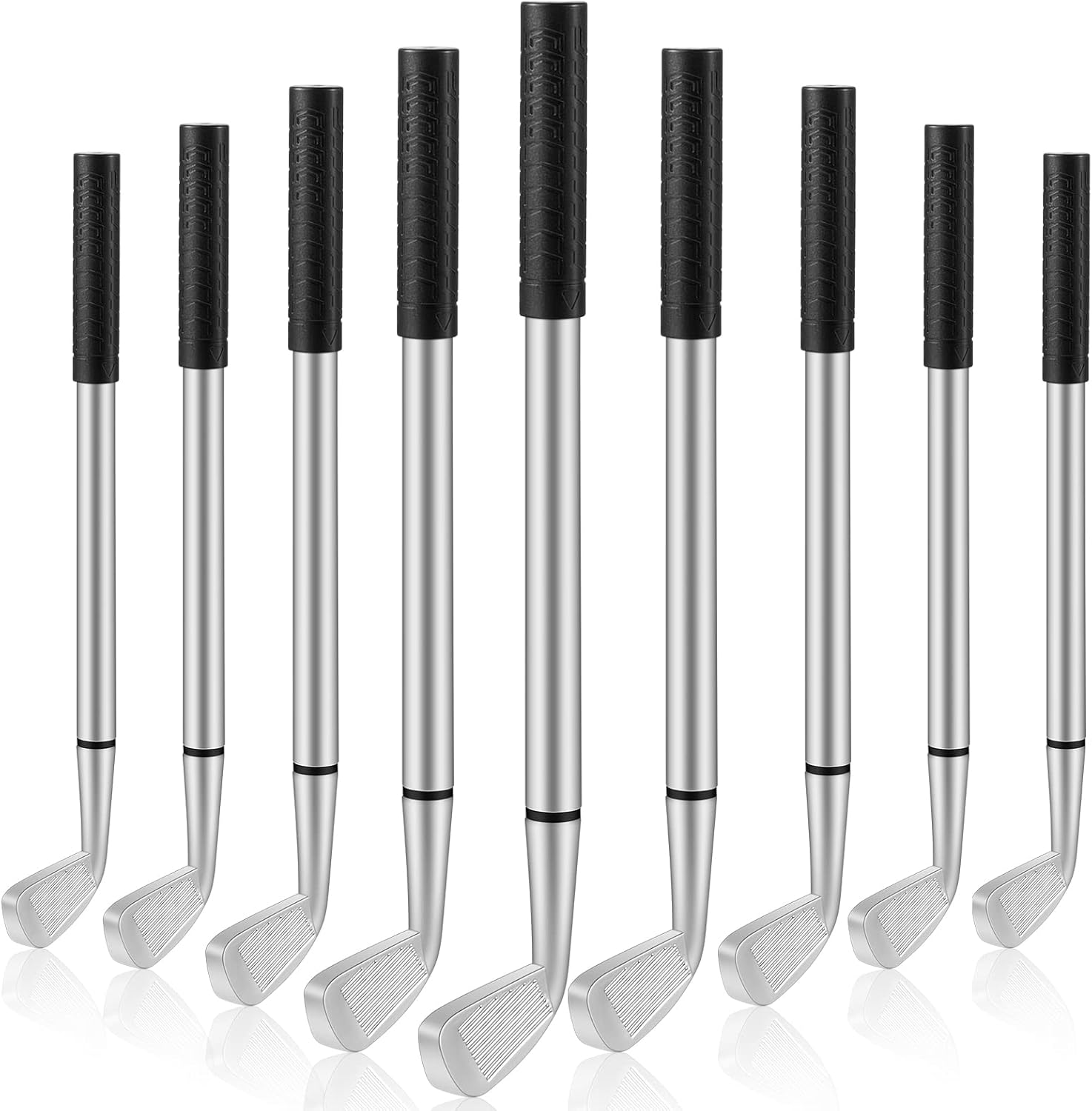 Yaomiao 25 Pieces Golf Ballpoint Pen Mini Golf Clubs Decorative Funny Sports Ergonomic Pen Club Props Black Ink for Students Coworkers Office Stationery Supplies image number 5