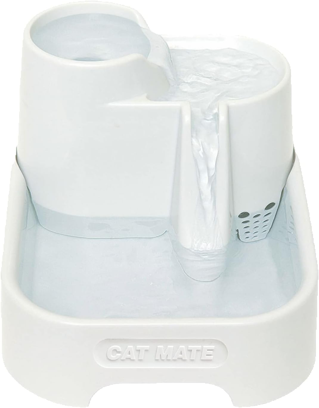 Cat Mate Multi-Level Pet Water Fountain (335) - for Cats & Small Dogs, Quiet and Hygienic Drinking Fountain, 2 Litre Capacity, White image number 6