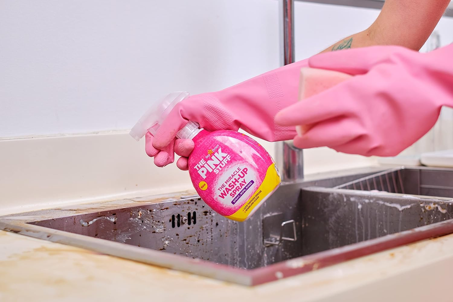 Stardrops - the Pink Stuff - the Miracle Wash up Spray Bundle (2 Wash up Sprays) image number 2