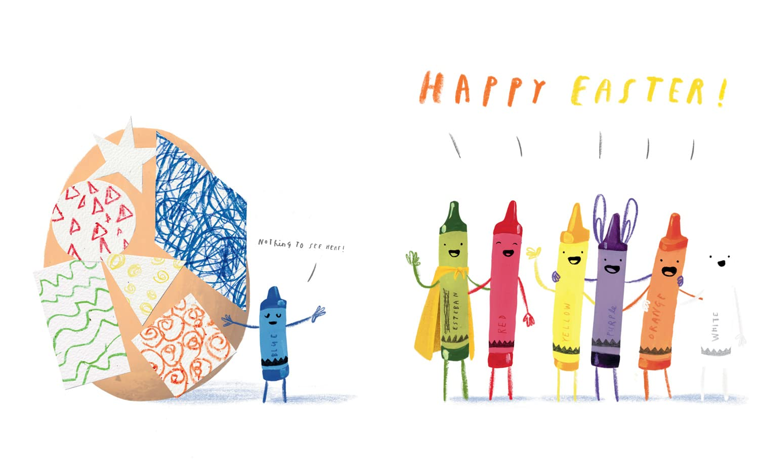 Happy Easter from the Crayons: from the Creators of the #1 Bestselling the Day the Crayons Quit - the Perfect Easter Gift Book for Children! image number 4