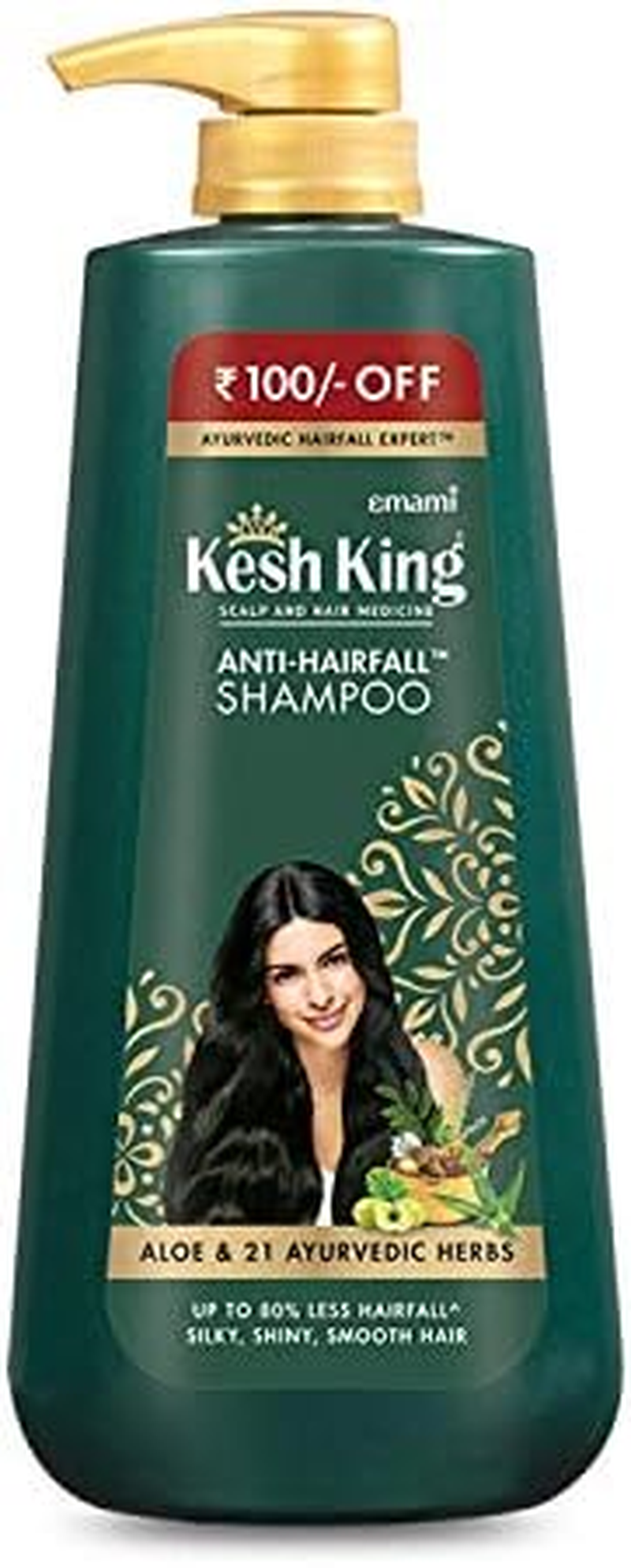 Kesh King Ayurvedic Onion Oil Non Sticky anti Hair Fall Hair Growth Oil 200Ml & Kesh King Scalp and Hair Medicine Anti-Hair Fall Shampoo 600Ml image number 1