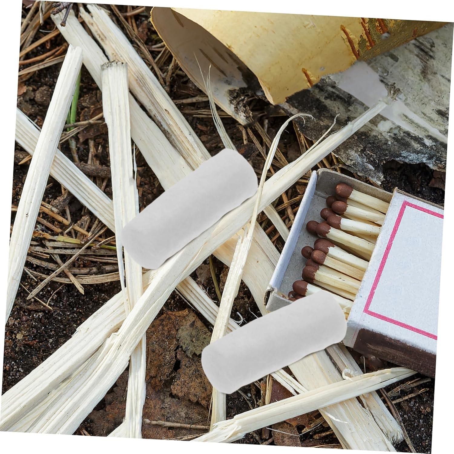 10Pcs Cotton Wicks Fire Starter for Boys and Girls Camping Survival Emergency Fire Making image number 1