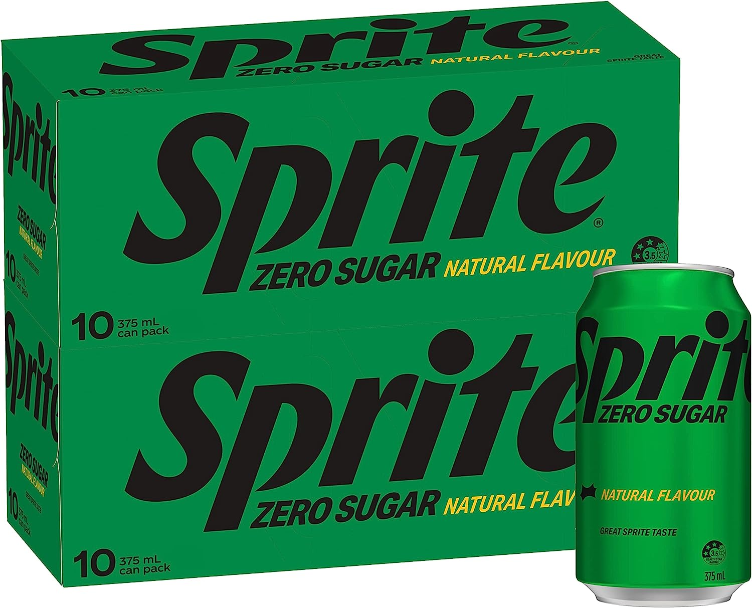 Sprite Zero Sugar Soft Drink Multipack Cans 20 X 375 Ml image number 5