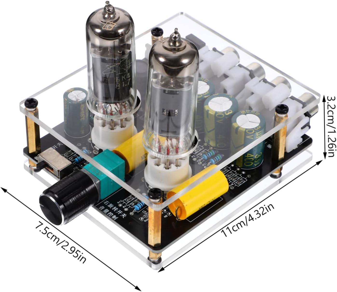 CIYODO 6K4 Tube Preamplifier Board Dc12-16V Vacuum Electron Tube Preamp for Turntable Phono Stereo Audio DIY Home Theater Amplifier image number 1
