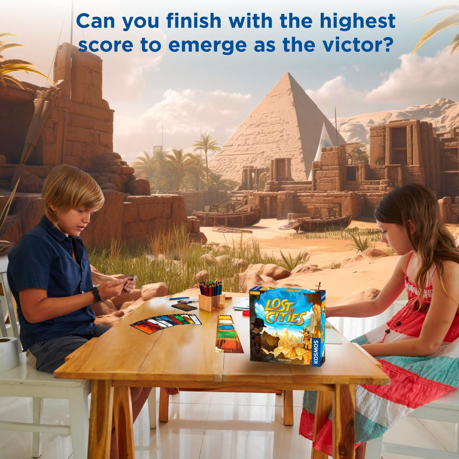 Thames & Kosmos Lost Cities the Card Game image number 4