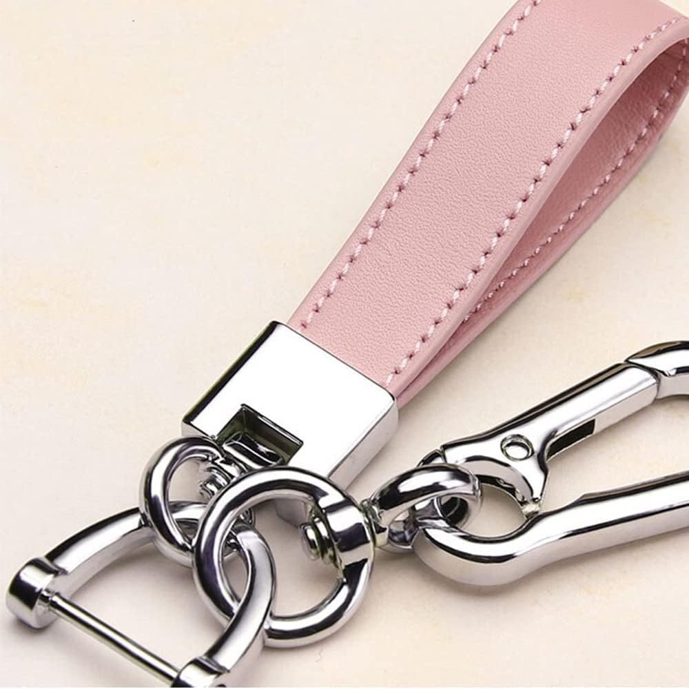 Ontto Leather Car Key Fob Cover Fit for Ford Focus Mondeo Fusion Fiesta Ka Kuga S-Max 2011-2017 Flip Key Case Key Holder Key Shell Keychain Keyring Protective Accessories Black image number 4