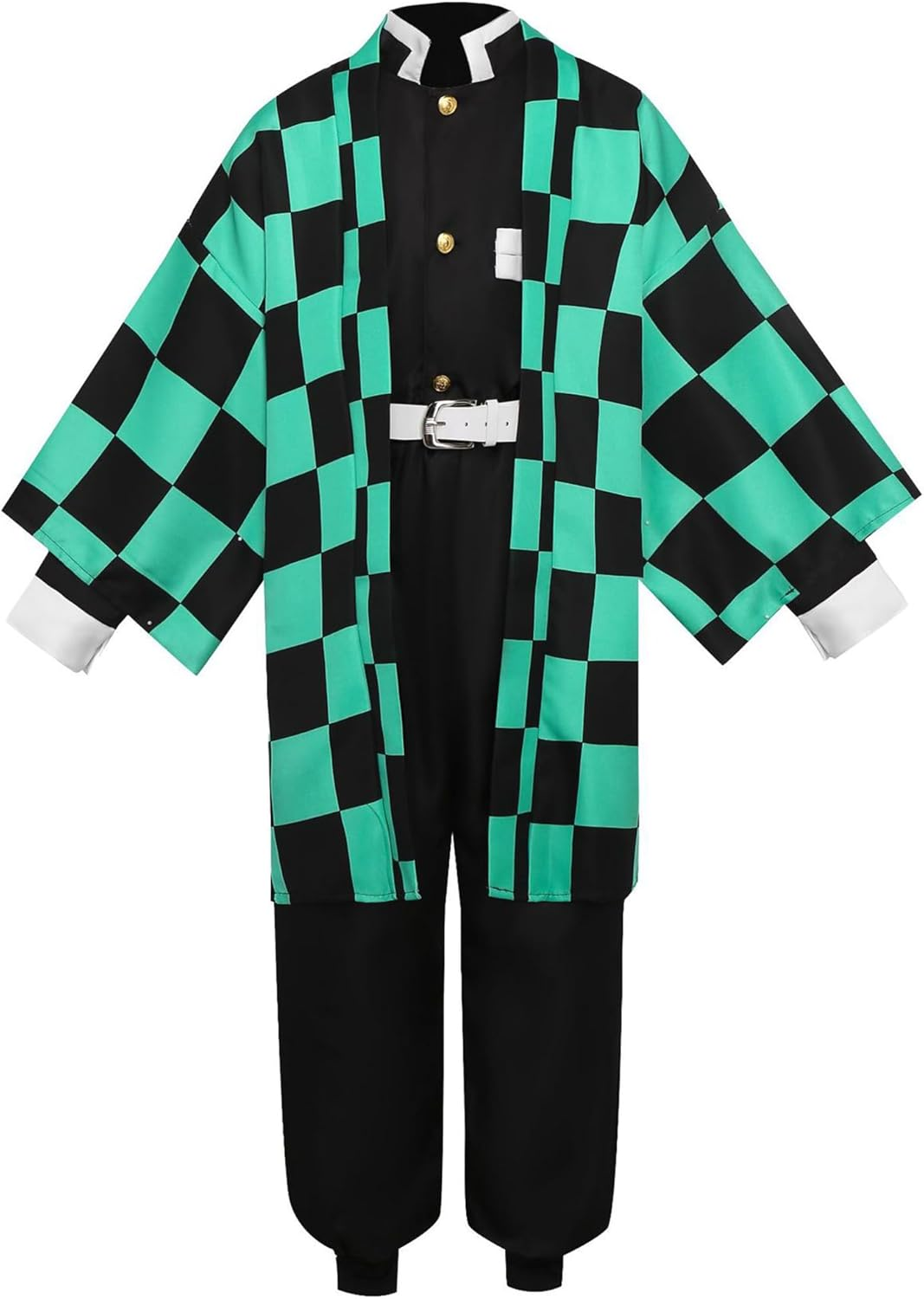 Adult Halloween Costumes for Women or Men Anime Cosplay Tanjiro Kimono image number 4