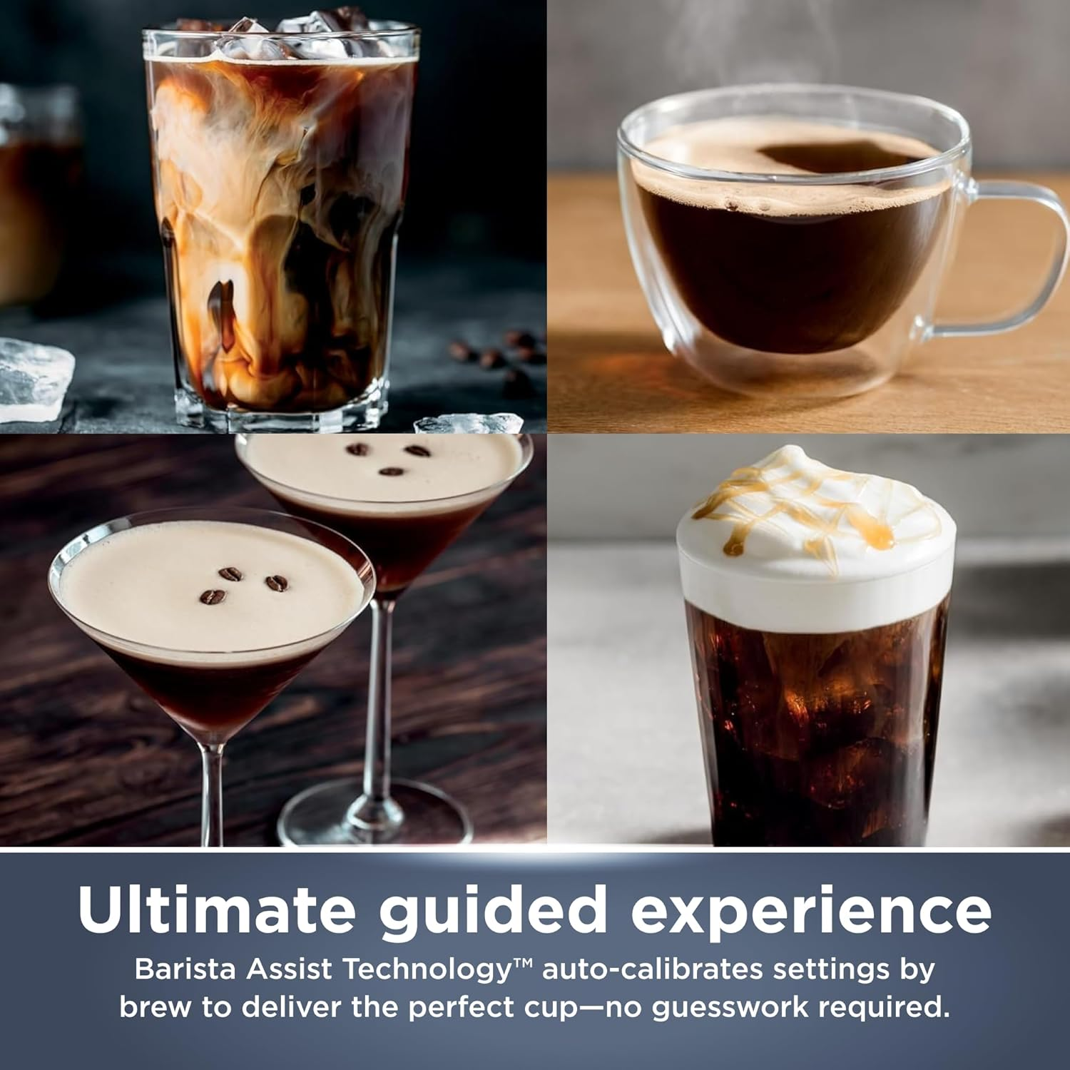 Ninja Luxe Caf&eacute; Premier Espresso Machine, 19 Settings, Dual Froth System & Assisted Tamper, 3 Machines in 1, Espresso, Filter Coffee & Built-In Grinder & Scale, Cyberspace ES601ANZ image number 1