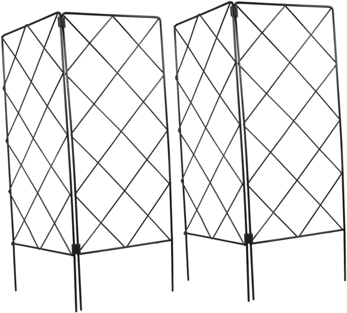 2Pcs Garden Plant Climbing Support Rack Potted Plant Trellis for Vines Decorative Garden Shelves Vine Shaping Stand image number 5