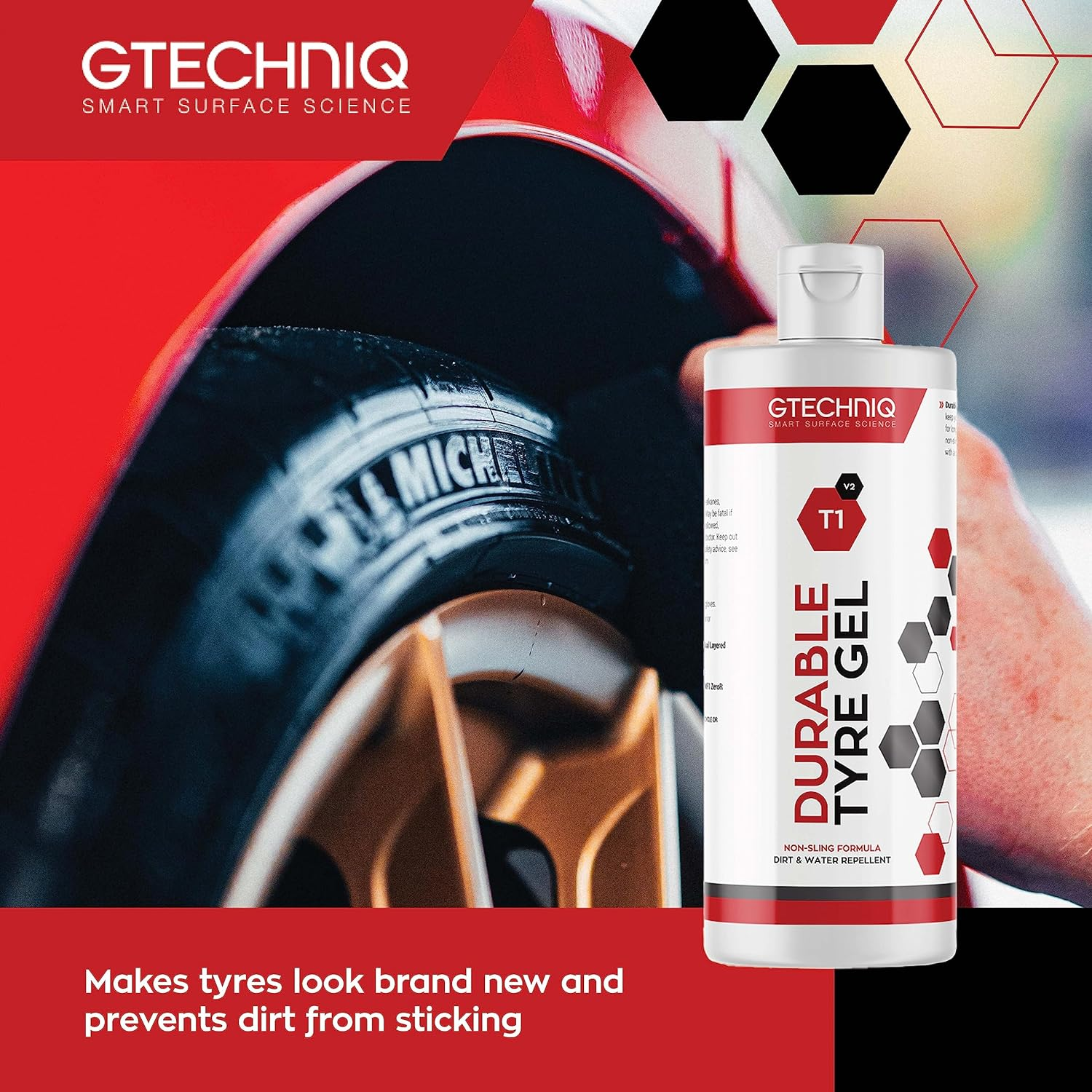 Gtechniq Durable Tyre Gel, 1 Litre image number 1