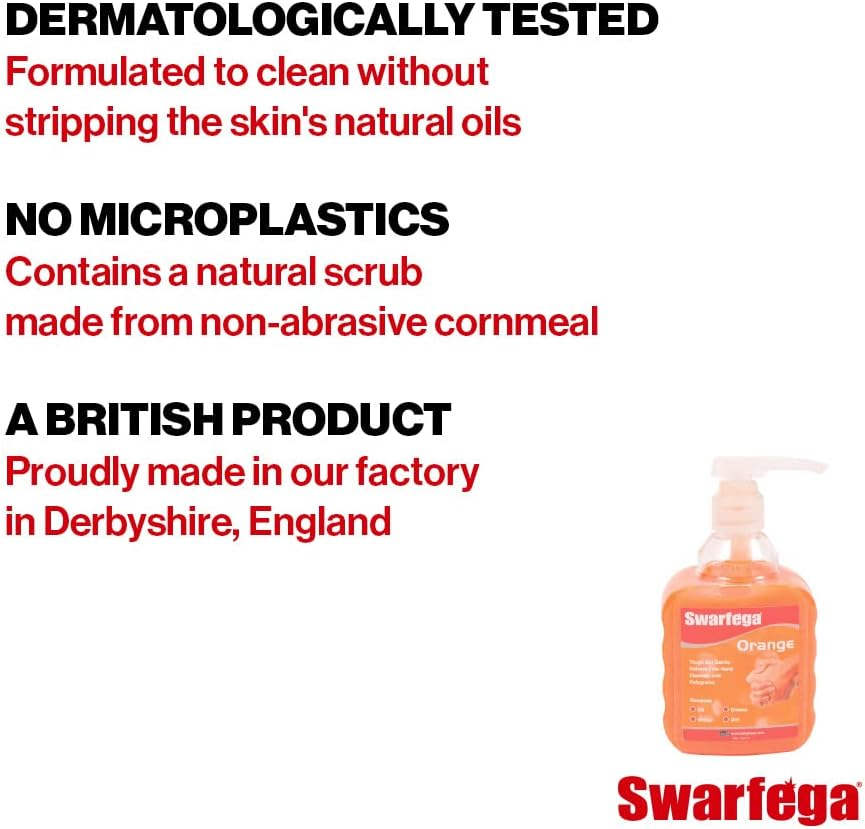 Swarfega - Orange Hand Cleaner Pump Top Bottle 450Ml image number 4