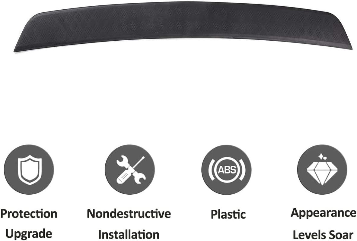 YIWANG for Land Rover Defender 90 110 2020-2024 Car Styling ABS Black Car Rear Bumper Plate Cover Trim Stickers for Defender Auto Accessories (ABS Black) image number 2