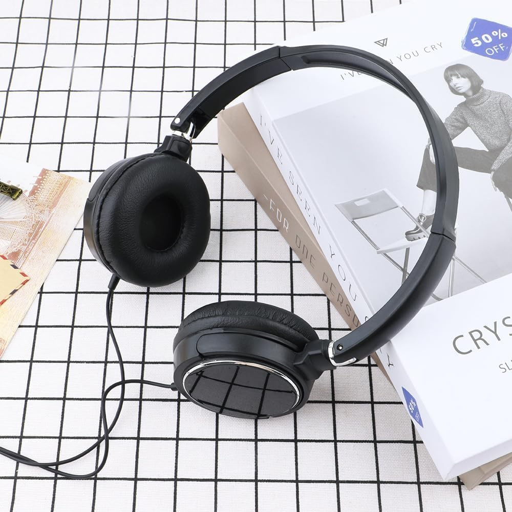 Headphones for Kids, Surround Sound Headphones Music Headset for Kids, Headphones with Noise Cancelling Headphones Wired Headset for Students in Ear PVC image number 2