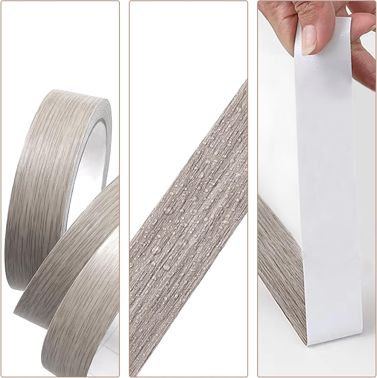 Edging Tape,Veneer Furniture Edging Strip,Self-Adhesive Edge Banding,Wood Veneer Trim for Tables,Chairs,Panels Renovation（10Meters #10） image number 6