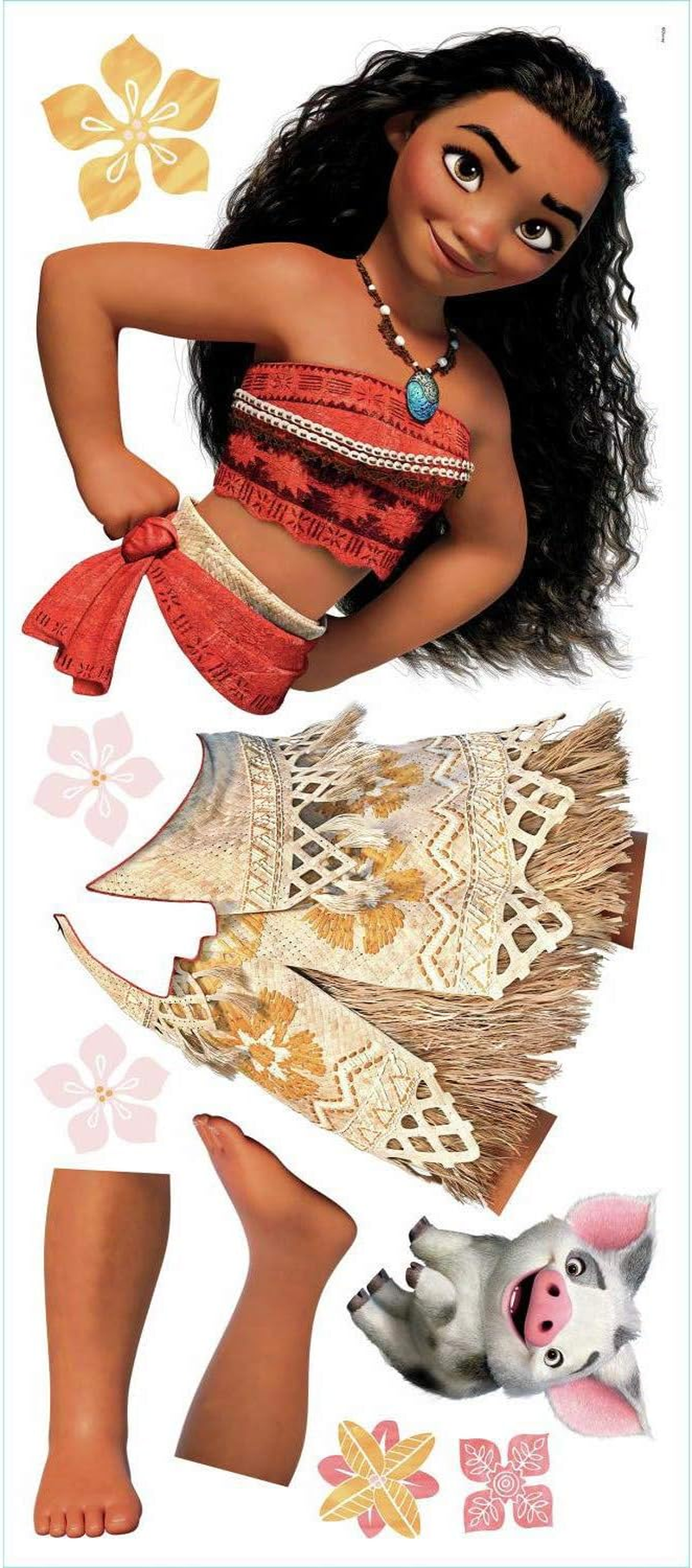 Roommates RMK3383GM Moana Peel and Stick Giant Wall Decals,Multicolor image number 3