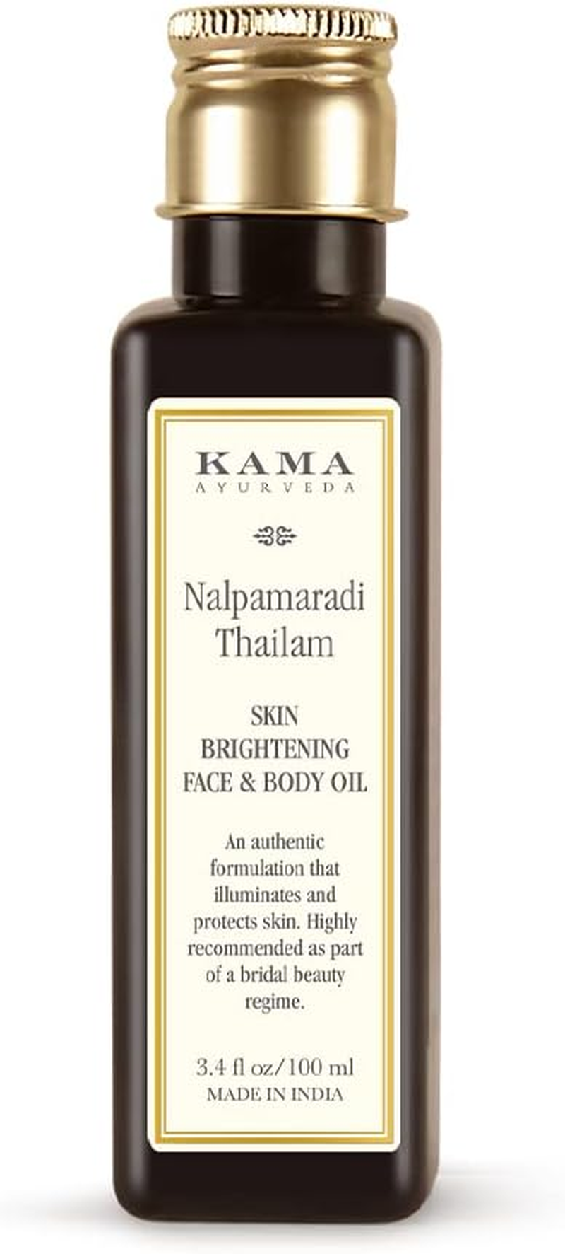 Kama Ayurveda Nalpamaradi Thailam Skin Brightening Treatment - 100 ML (Brown_Free Size) image number 5
