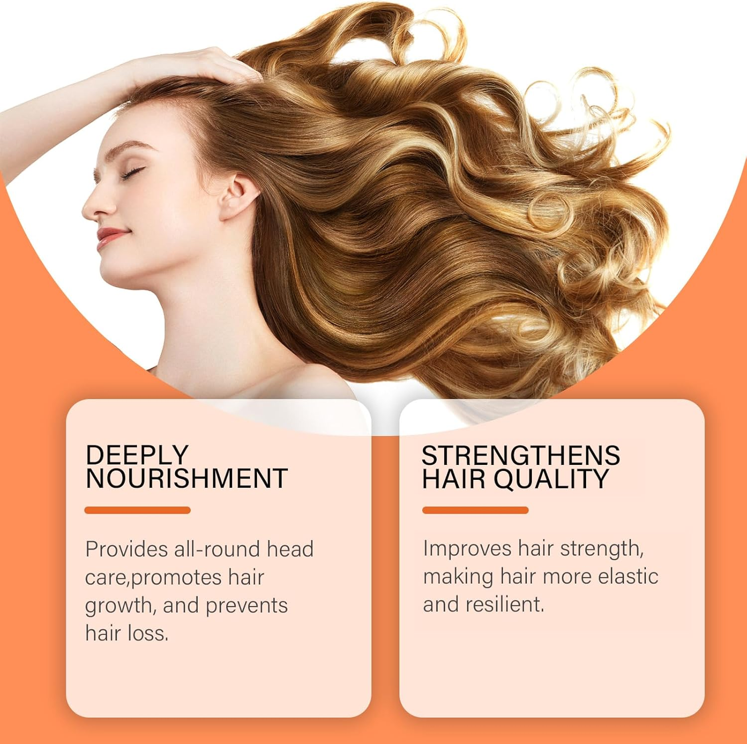 Turmeric Shampoo, Deeply Cleansing for Oil Hair, anti Loss and Frizzing, Relieves Dandruff, Nourishing & Strengthening for Thinning, Damaged and Dry Hair, Thickening Volumizing Shampoo (2Pcs)