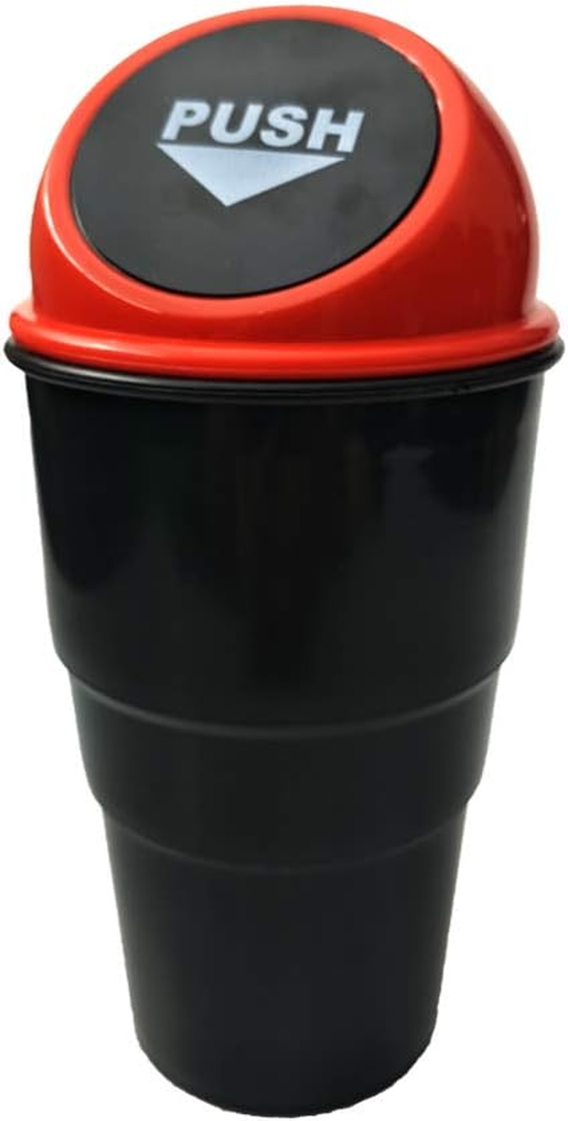 Mini Car Auto Garbage Trash Can Automotive Vehicle Waste Storage Fits Cup Holder for Office Desk Can (Red) - Blue image number 6