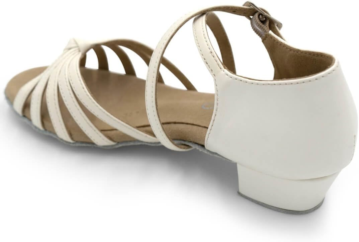 Capezio Valentina Ballroom Shoe - Girls, White, 11 W image number 3