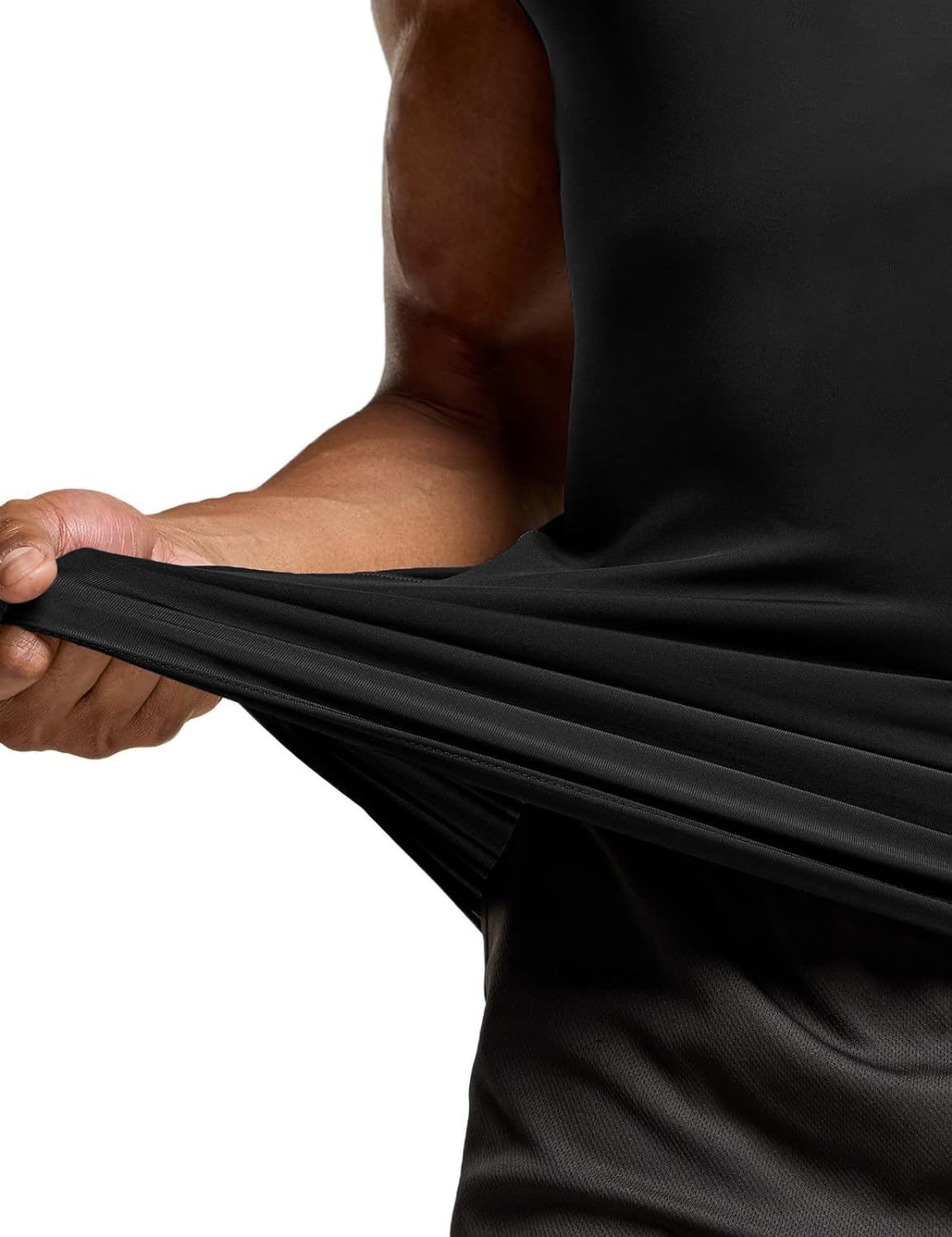 TSLA Men'S Cool Dry Compression Sleeveless Tank Top, Athletic Sports Running Basketball Workout Base Layer TM-MUN04-AUK Xx-Large image number 1