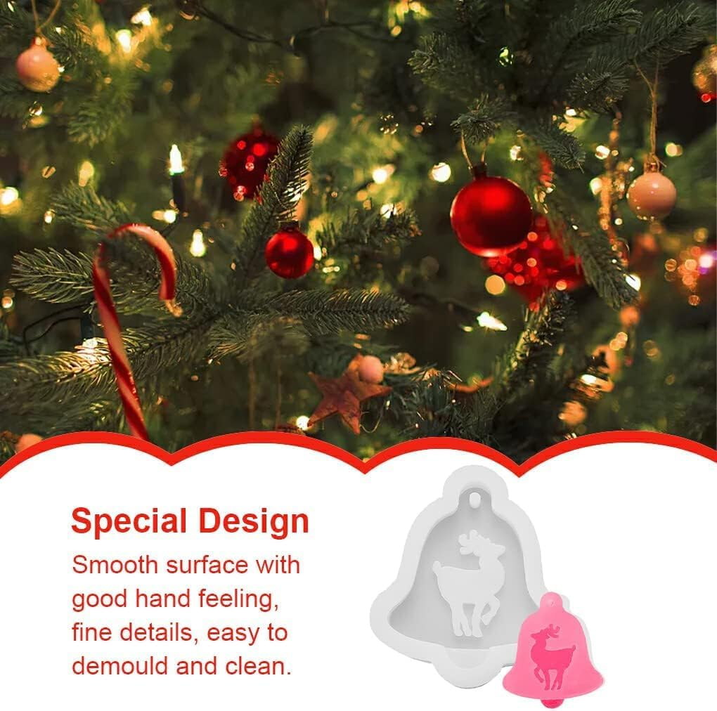 Biscuit Molds Kitchen Baking Handmade Christmas Themed Embossed Mould Dessert Fondant Casting Die Cupcake Chocolate, Elk Sign