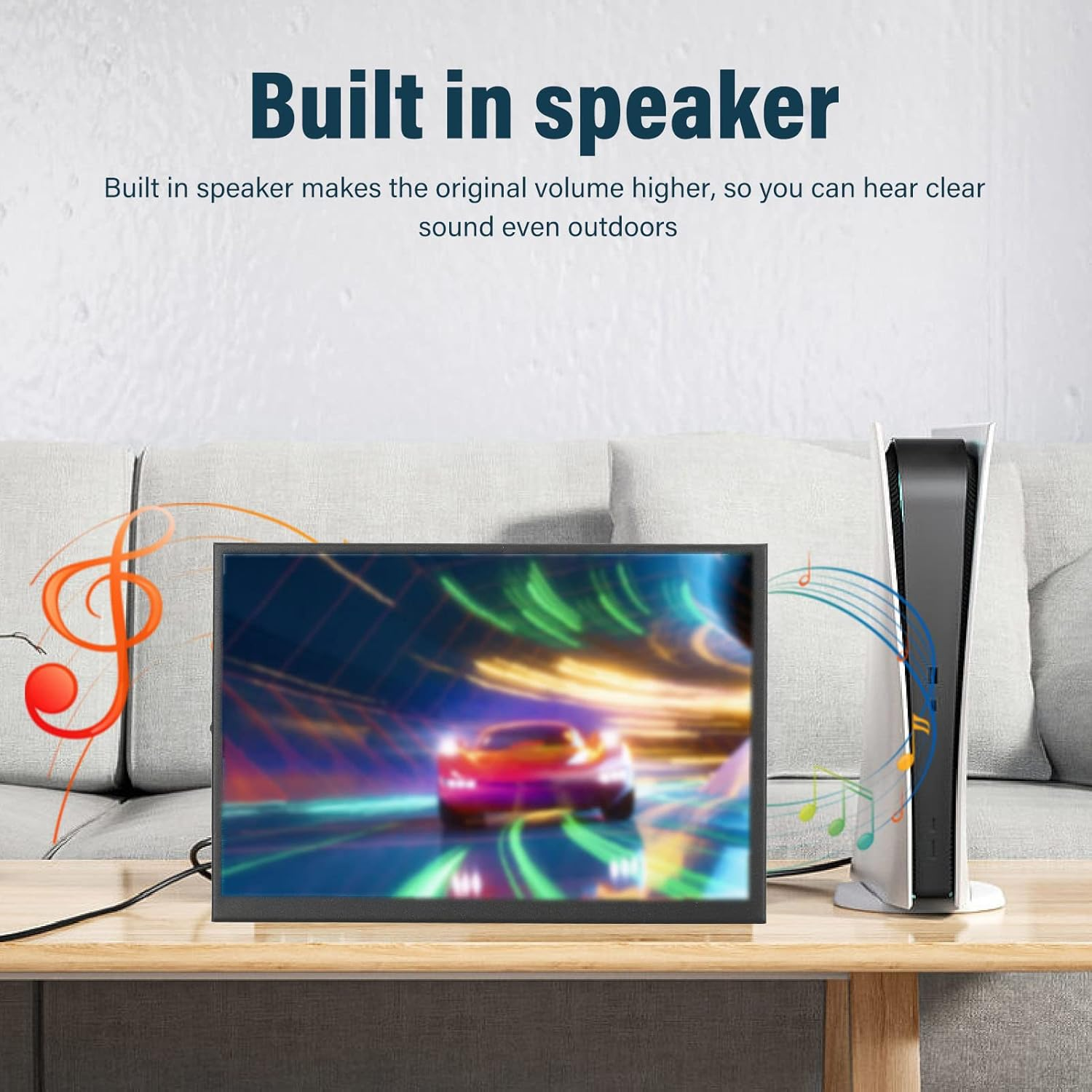 8.9 Inch Portable Touchscreen Monitor, Type-C Gaming Display for Laptop, for Xbox, for Banana Pi, Travel Second Screen image number 5