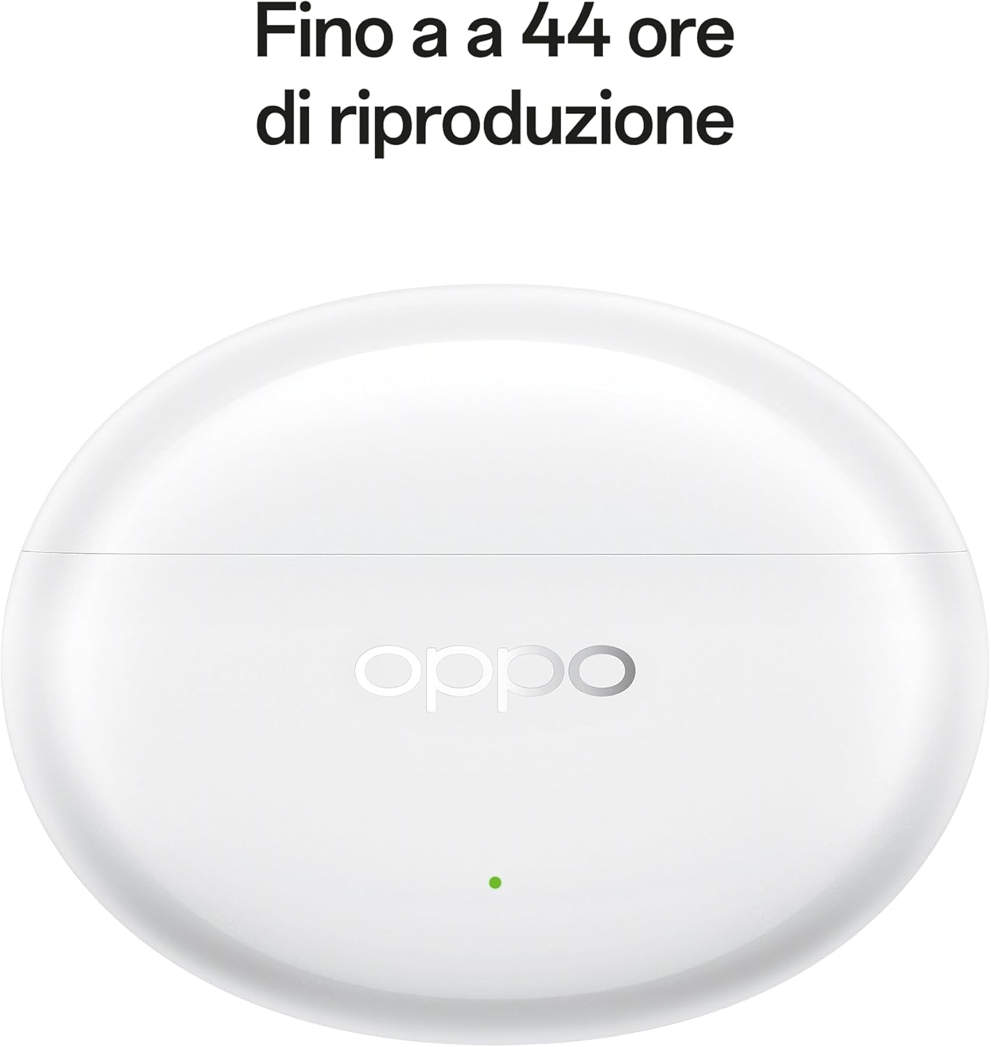 Oppo Enco Air4 Pro True Wireless Earphones, 44H Autonomy, Titanium Driver 12.4 Mm, Bluetooth 5.4, Touch Controls, AI Noise Cancellation, Android and Ios, IP55, [Italian Version],White image number 3