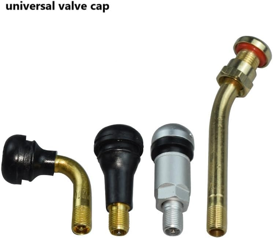 LORJE 100Pcs Plastic Tyre Valve Caps with O-Ring Seal Gasket,Universal Dust Caps for Cars Bike Bicycle Trucks Motorbike Black Plastic Replacement image number 4